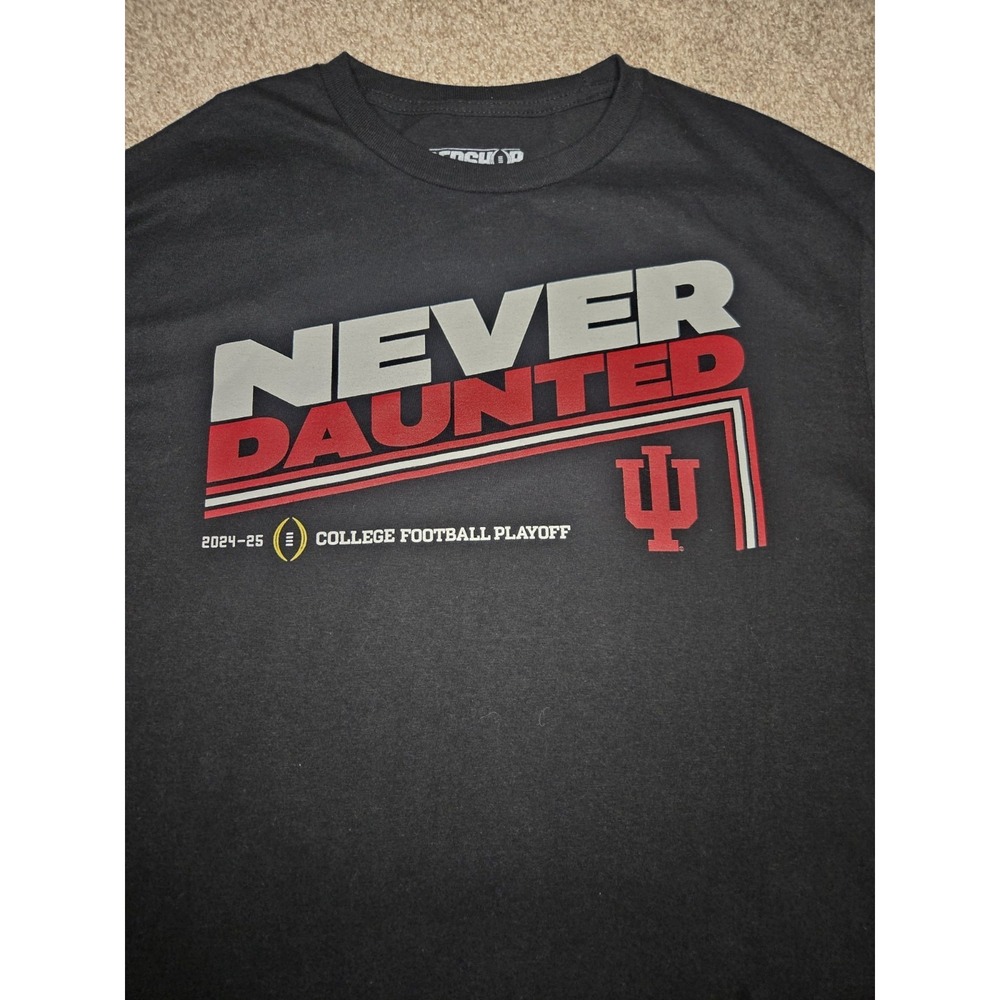 CFPSHOP Indiana Hoosiers College Football Playoff Black Shirt M
